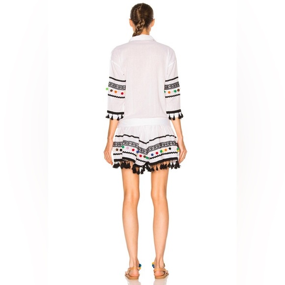 Dodo Bar Or Delilah Romper in White & Multi - Picture 6 of 12